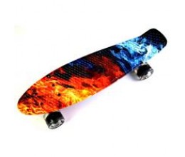 Penny Board "Fish" Fire and Ice.